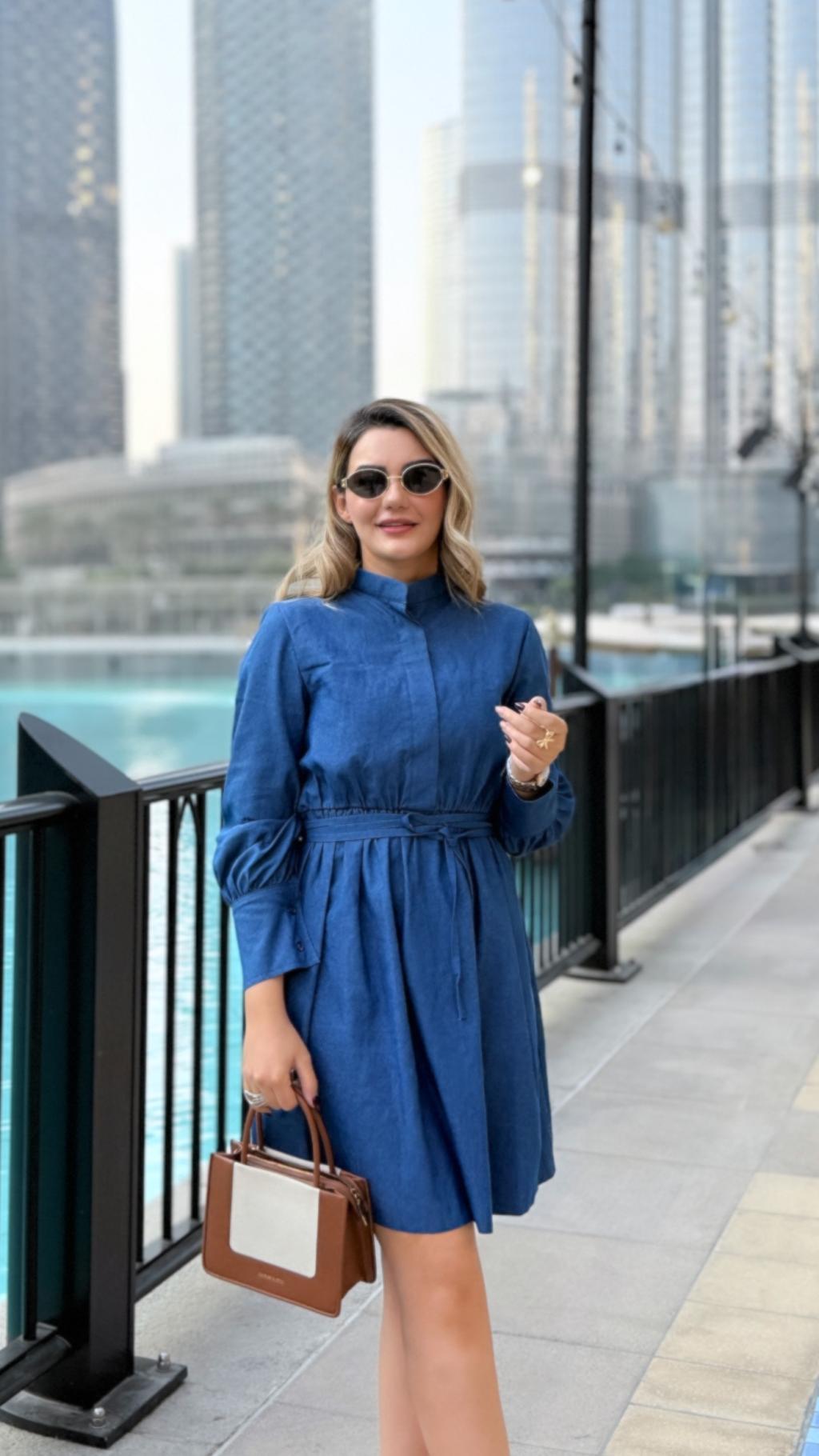 پیراهن میدی جین